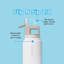 Grosche 40 oz Bouteille d'eau en acier inoxydable à triple paroi (18/8) à triple paroi-99209713