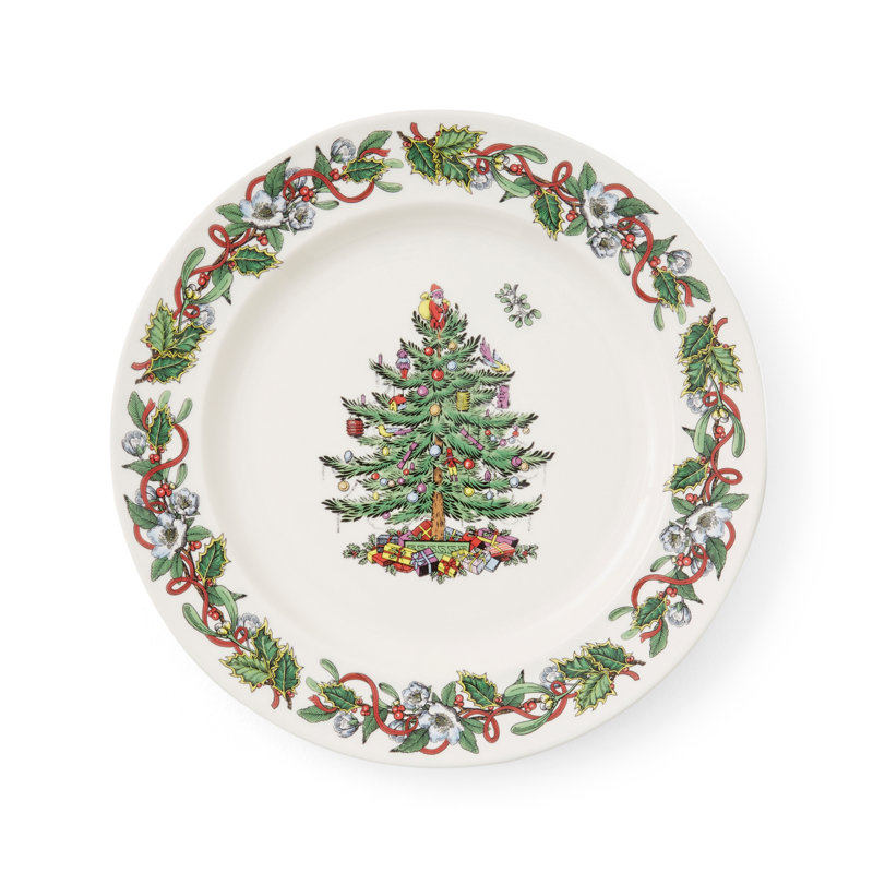 Assiette de service 12,5 po Christmas Wreath