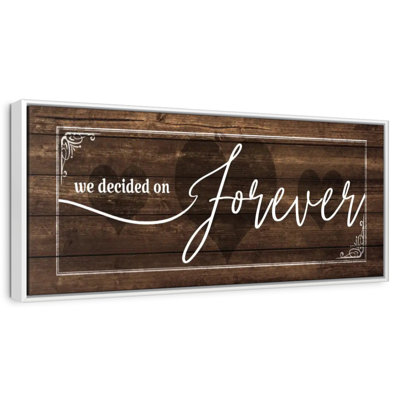 Plaque murale «Forever Love»