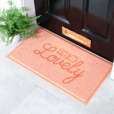 Delphina Non-Slip Floral Doormat