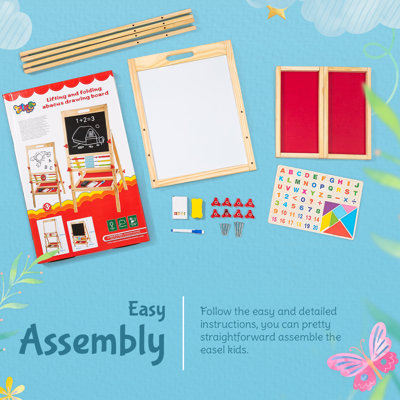 Firuza Harriet Bee Folding Adjustable Board Easel