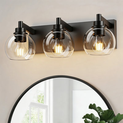 Applique murale pour salle de bain 3 lumières pour salle de bain 3 lumières