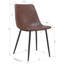 Chaise d'appoint rembourrée Khoury-1334951836