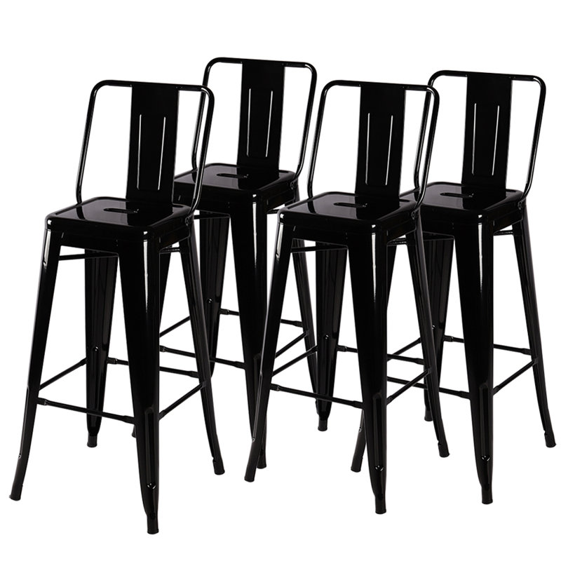 Mcdaniel Counter Stool with Metal Frame