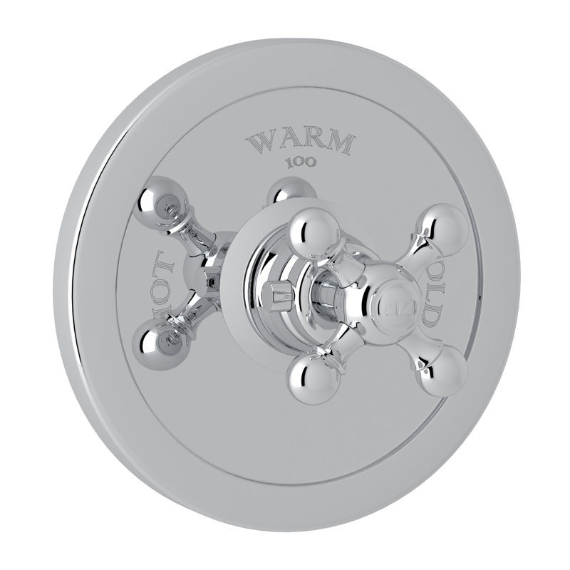 Arcana Shower Wall Trim, Polished Chrome
