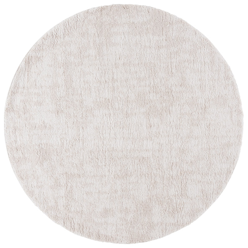 Rumi Shag Performance Abstract Rug, Round 6'7"