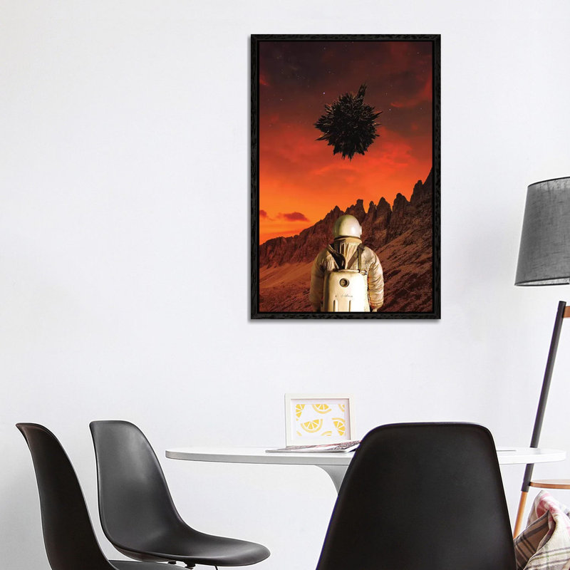 We're Not Alone 1 Piece Wall Art on Canvas, 101.6 cm H x 66.04 cm W, Black Framed