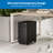 Mount-It Mobile File Pedestal Cabinet with 3 Drawers, Lock, Slim Design Under Desk Storage, Black