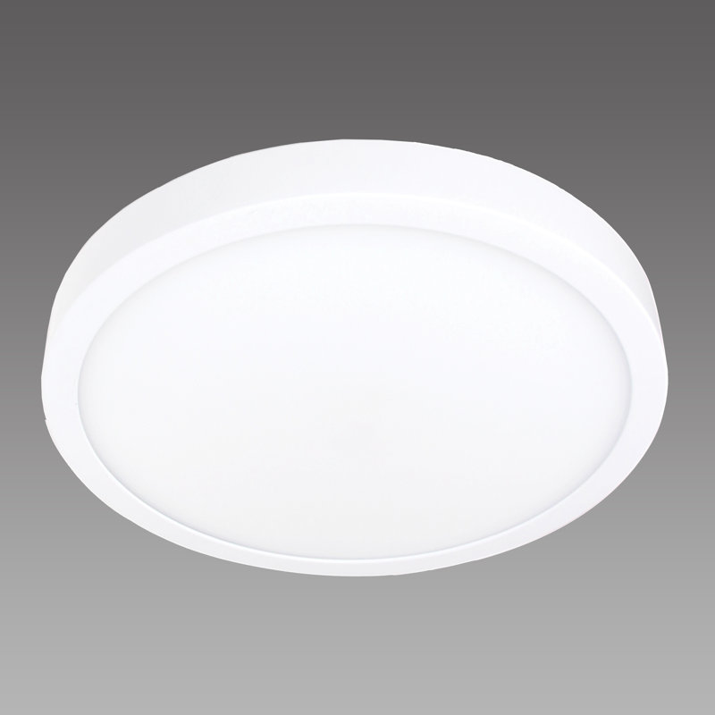 LED Flush Mount, 2.5cm H x 40cm W x 38cm D