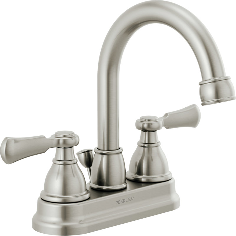 Elmhurst 2-handle Bathroom Faucet with Drain Assembly, Brushed Nickel