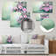 Printemps symphonie de fleurs violettes-896148205