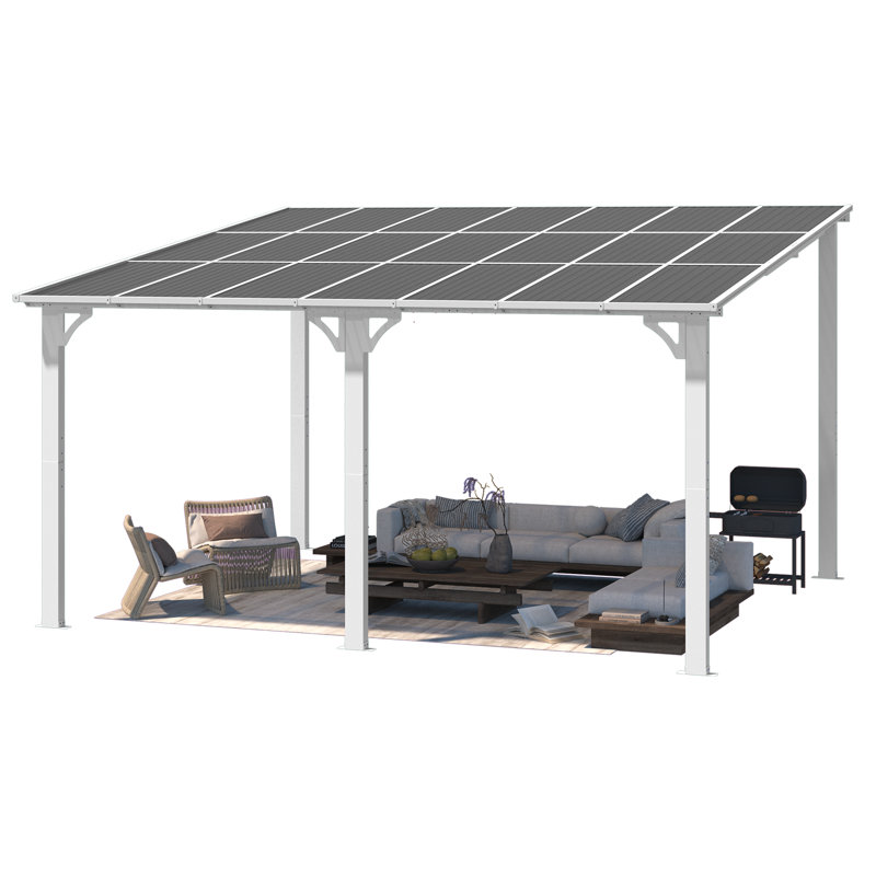 Aluminum Pergola with Canopy