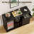 Bar Cabinet With Fridge (Fridge Included), 47" Coffee Bar Cabinet With Wine Rack And Glass Holder, Liquor Cabinets With Drawer & Storage, Home Bar For Dining Room Kitchen, Black
