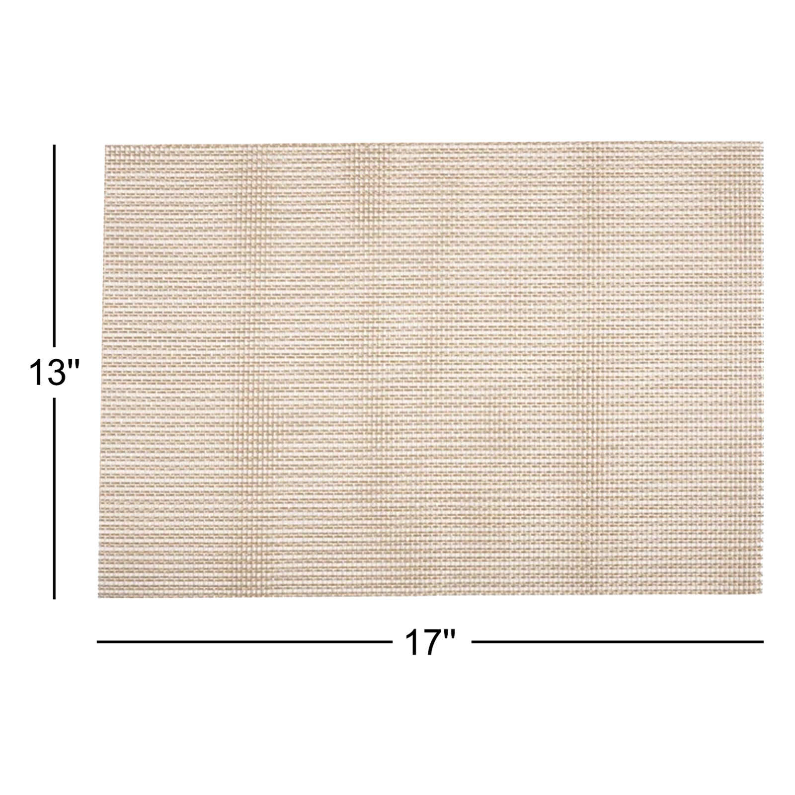 Madrid 17" Placemat, Beige