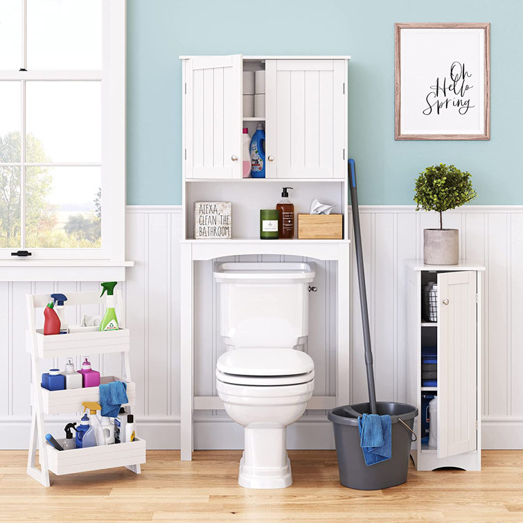 Red Barrel Studio® Crenshaw Freestanding Over-the-Toilet Storage & Reviews