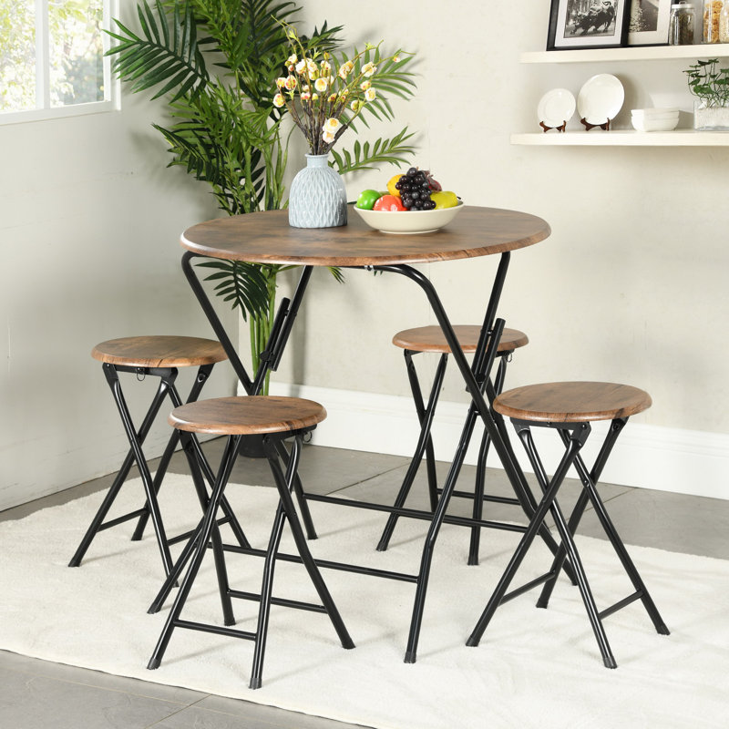 Aillene 4 - Person Dining Set, 29.5cm H x 29.5cm L x 29.5cm W