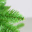 Élégants arbres de Noël au crayon, PVC vert, décor de Noël peu encombrant