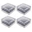 4-Pack Solar Ice Brick Lights