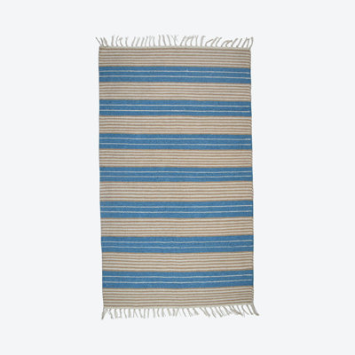Hearne Striped Hand Woven 90cm X 150cm Indoor / Outdoor Area Rug