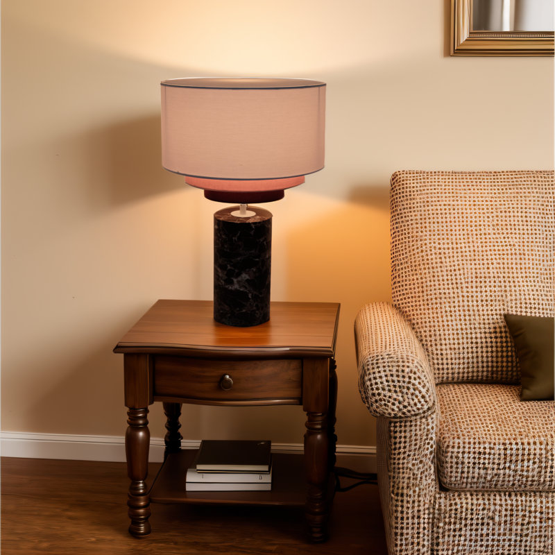 LOVE LETTER TABLE LAMP, Red, Red/White