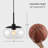 1 - Light Kitchen Island Pendant Lights with Clear Glass-470357829-477371244-477371246