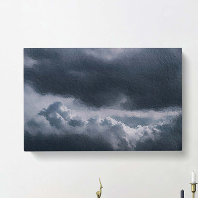 The Mood Of The Clouds - Wrapped Canvas