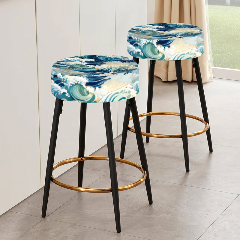 Ensemble de 2 tabourets de bar Waves