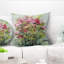 Bouquets de roses - coussin à imprimé floral-29598326-29598323