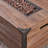 Clementine Rectangle Propane Fire Pit Table with Hidden Fuel Tank