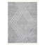 Tapis à poils longs Risette pour chambre à coucher, salle à manger, chambre de bébé, gris clair Risette-86875831