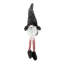 Sitting Gnome With Soft Legs  Set of 4  7.5" x 3" x 14.5"H  Grey