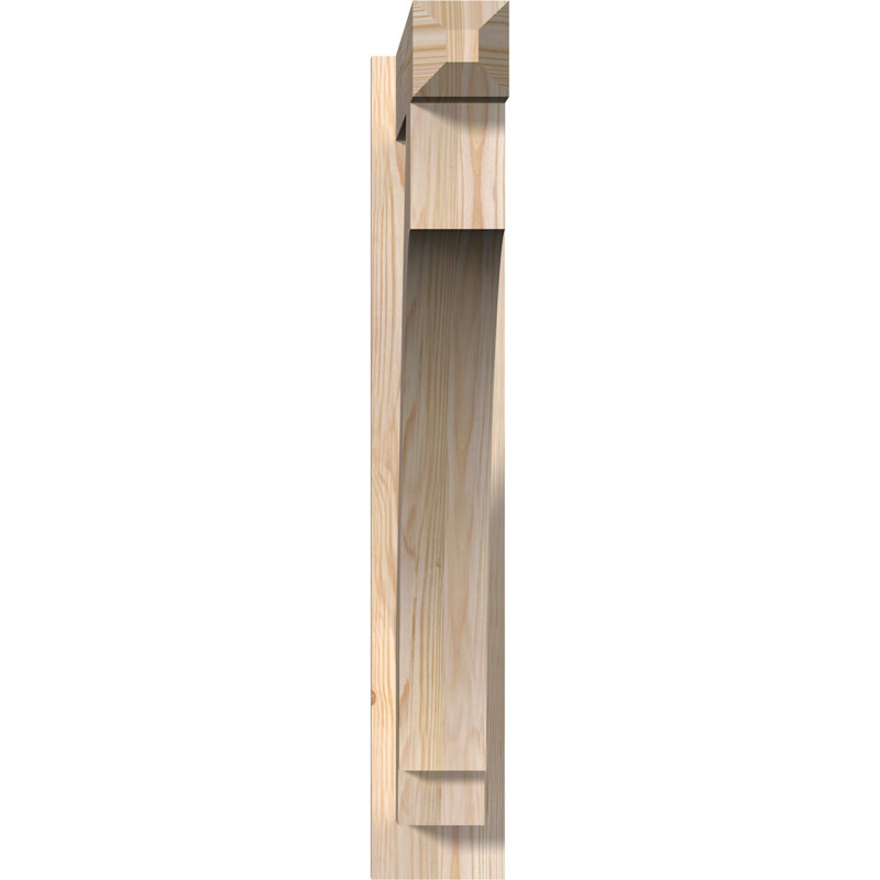 Persienne impériale, P 28 po x H 34 po, Sapin Douglas de 5 1/2 po (lisse)