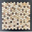 Carreau de mosaïque rond 0,75 "x 0,75"-50872585