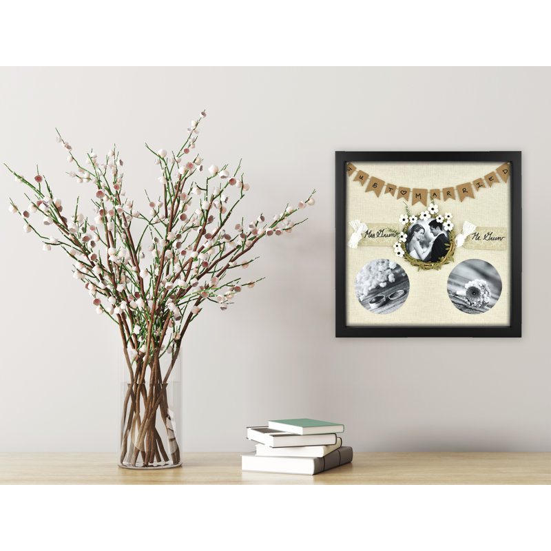 Deges Matte Shadow Box Picture Frame, 10" x 10" , Black