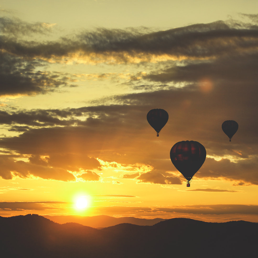 Heißluftballons von GoodLifeStudio - Kunstdrucke