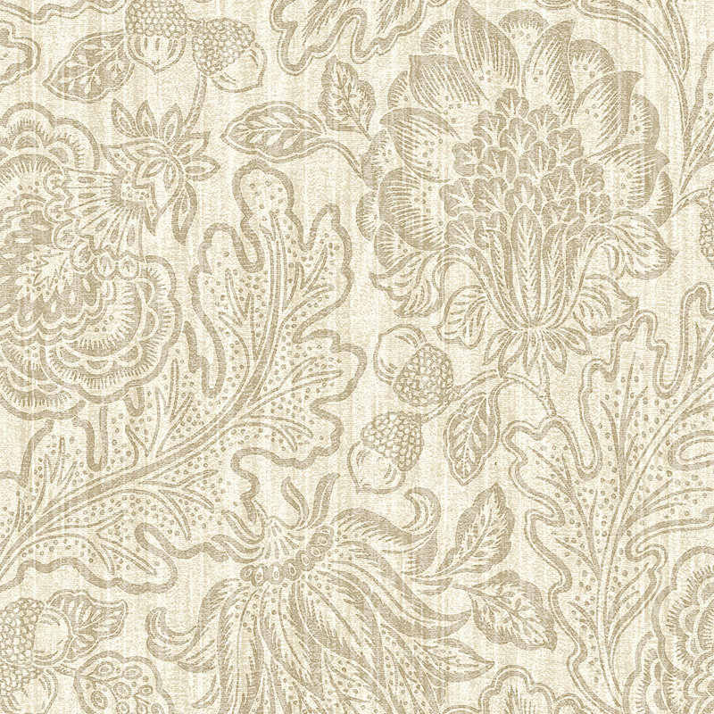 Christmas Tree 10.05M x 53Cm Texture Matte Wallpaper Roll, Beige