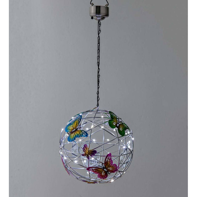29'' Solar Powered Outdoor Hanging Light
