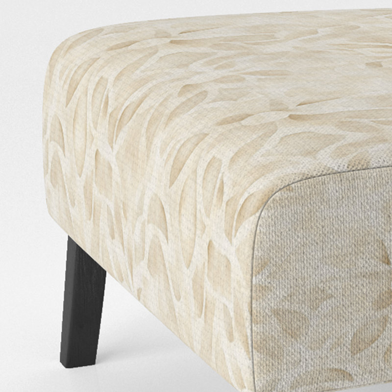 Fauteuil de chambre Boho, Pantoufle sans accoudoirs