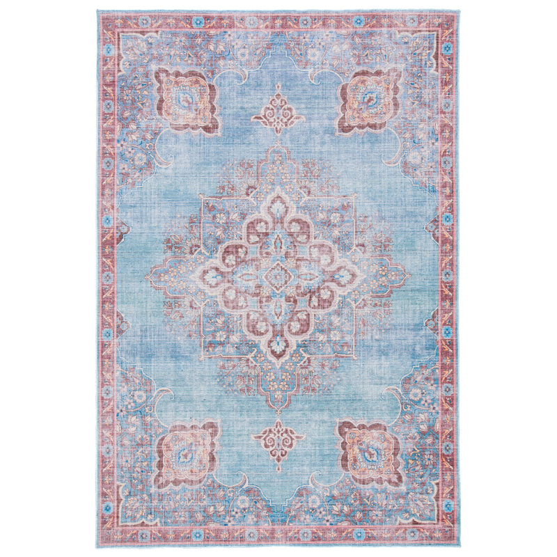 Serapi Performance Machine Washable Oriental Rug, Rectangle 9' x 12'