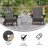 Collis Weather Resistant HDPE Adirondack Chair with Cup Holder-88681454
