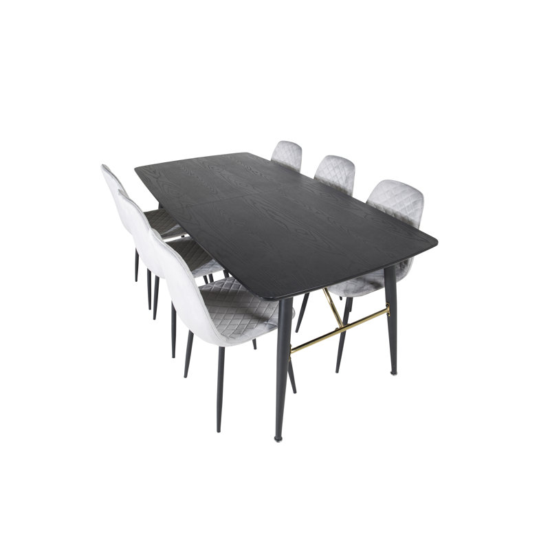 Stanton Drop Leaf Dining Set, Grey