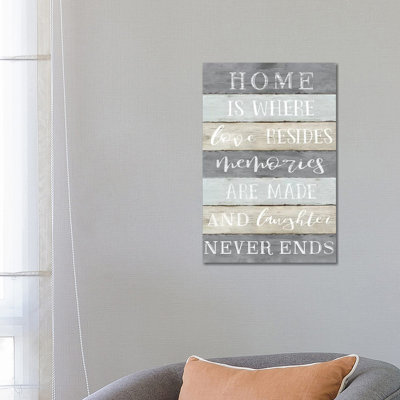 Laughter Never Ends by Natalie Carpentieri - Wrapped Canvas Print