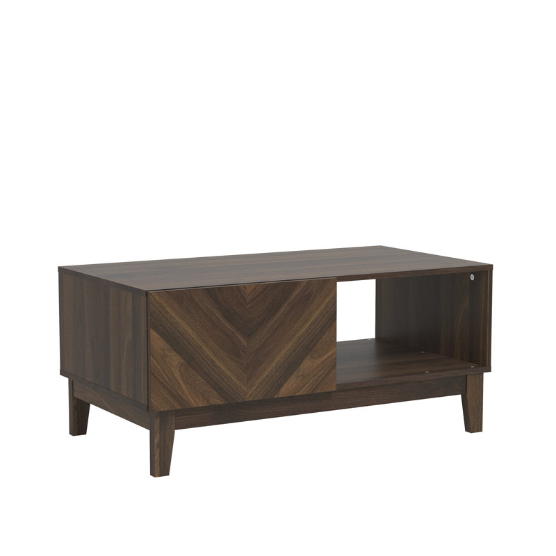 Cartwright Coffee Table with Storage, Rowal Walnut