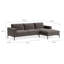 MTO - The New Standard Sofa with Arm Chaise with Black Legs-1962348399-1962348409
