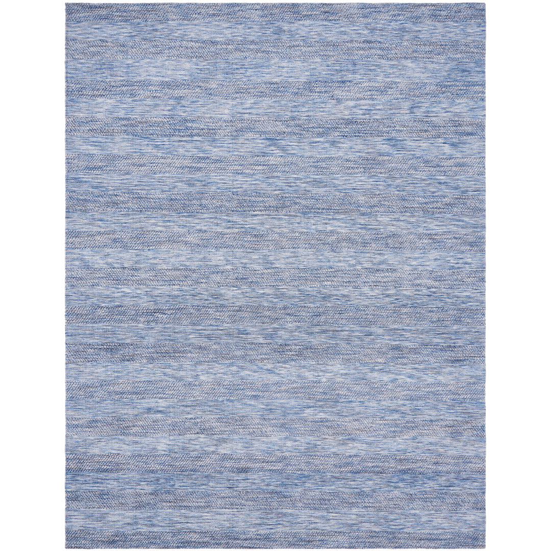 Regalado Striped Tufted Blue Area Rug Rosecliff Heights Rug 