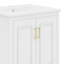Meuble-lavabo moderne 24 po avec lavabo en céramique, 2 portes et 1 tiroir