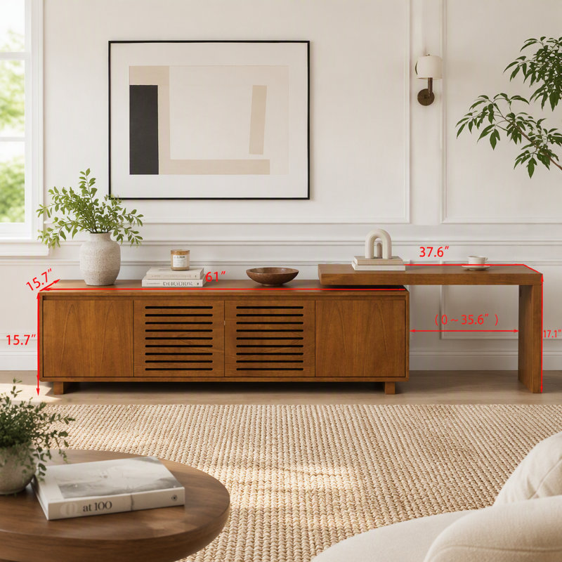 Meuble télé 63 po Mid-Century