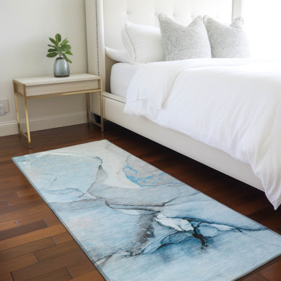 Alfonzo Washable Abstract Indoor / Outdoor Rug