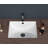 Myhomekeepers 14'' Gray Ceramic Rectangular Bathroom Sink