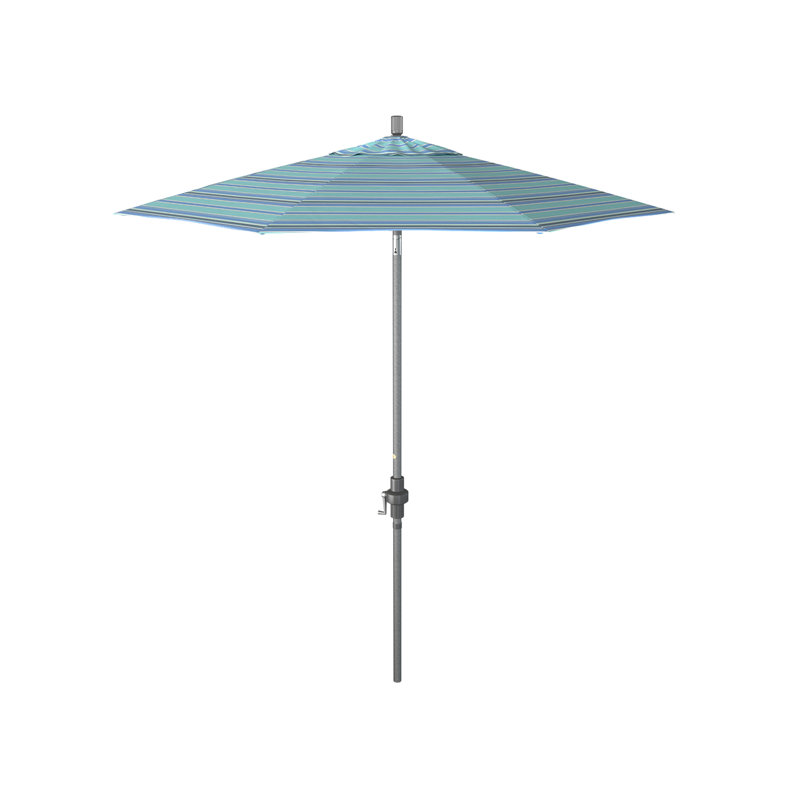 Parasol de marché 90 po Sunbrella, Sunbrella® Dolce à rayures oasis